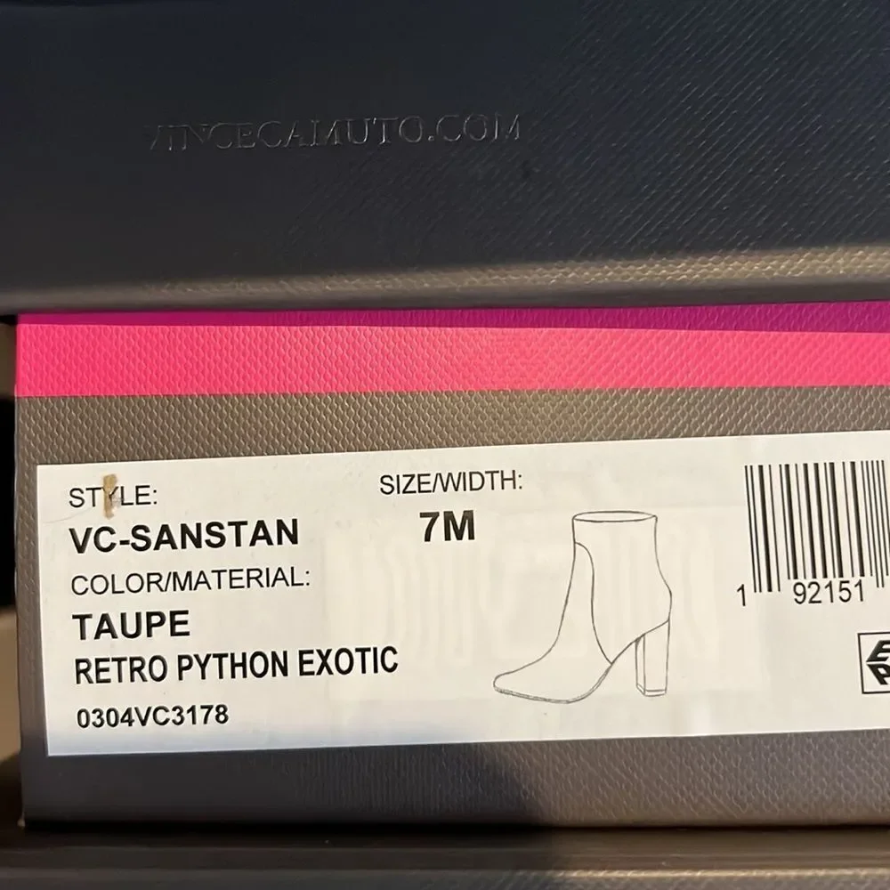 Vince Camuto Python Boots